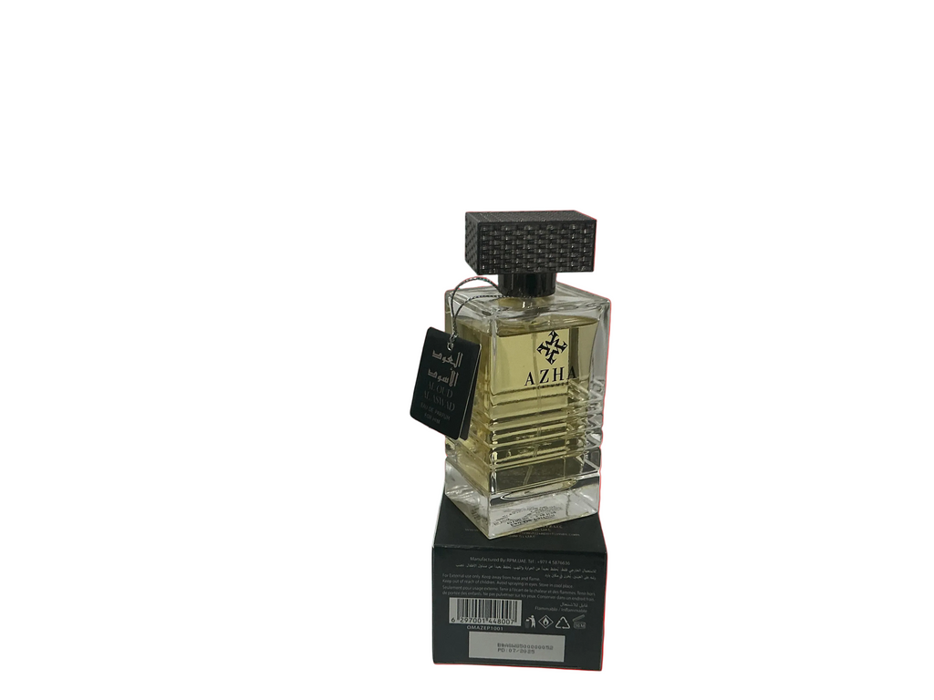 AZHA Al Oud Al Aswad Eau de Parfum 100ml | Luxurious Leather Oud Cologne for Men