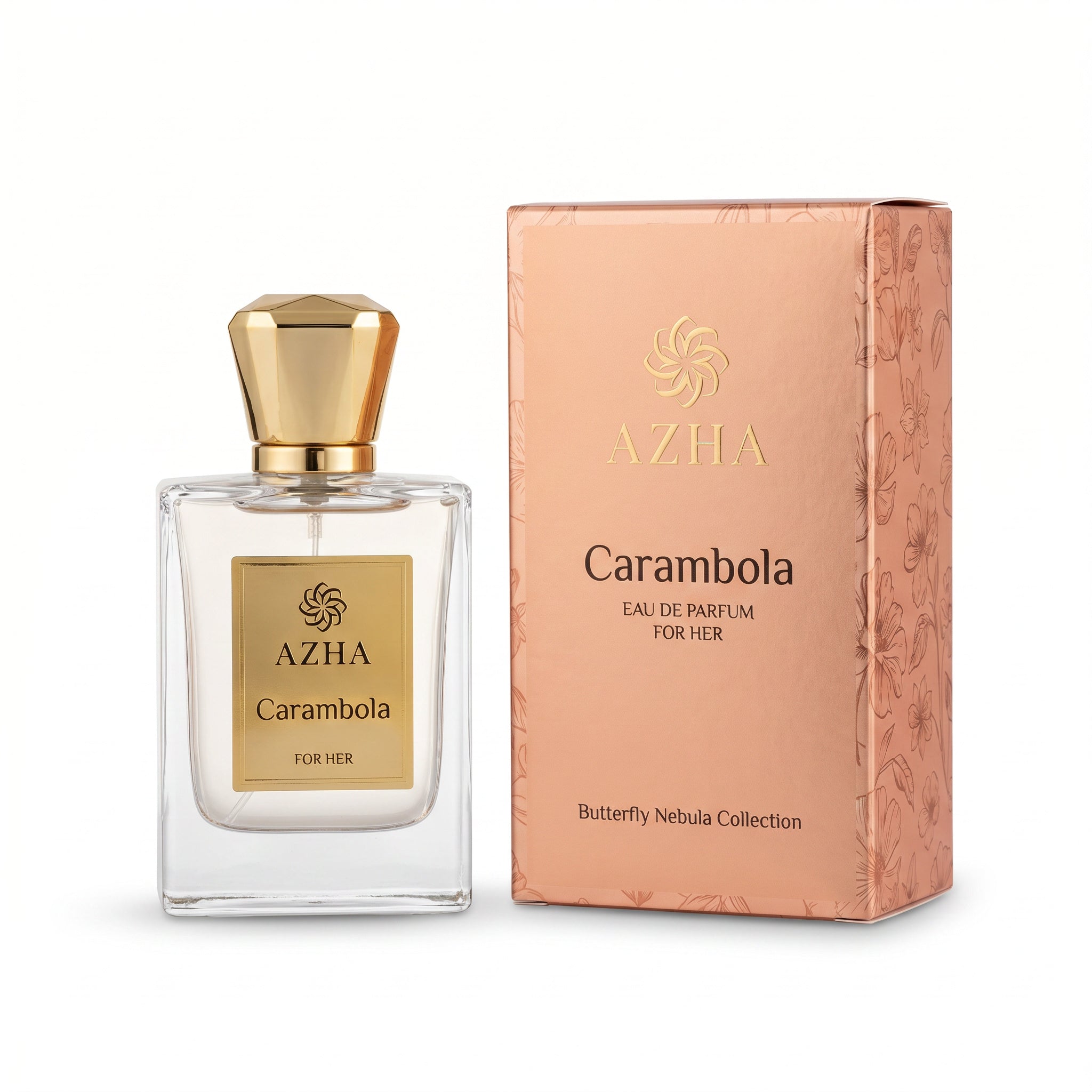 AZHA Carambola Eau de Parfum 100ml | Exotic Floral Patchouli Perfume for Women
