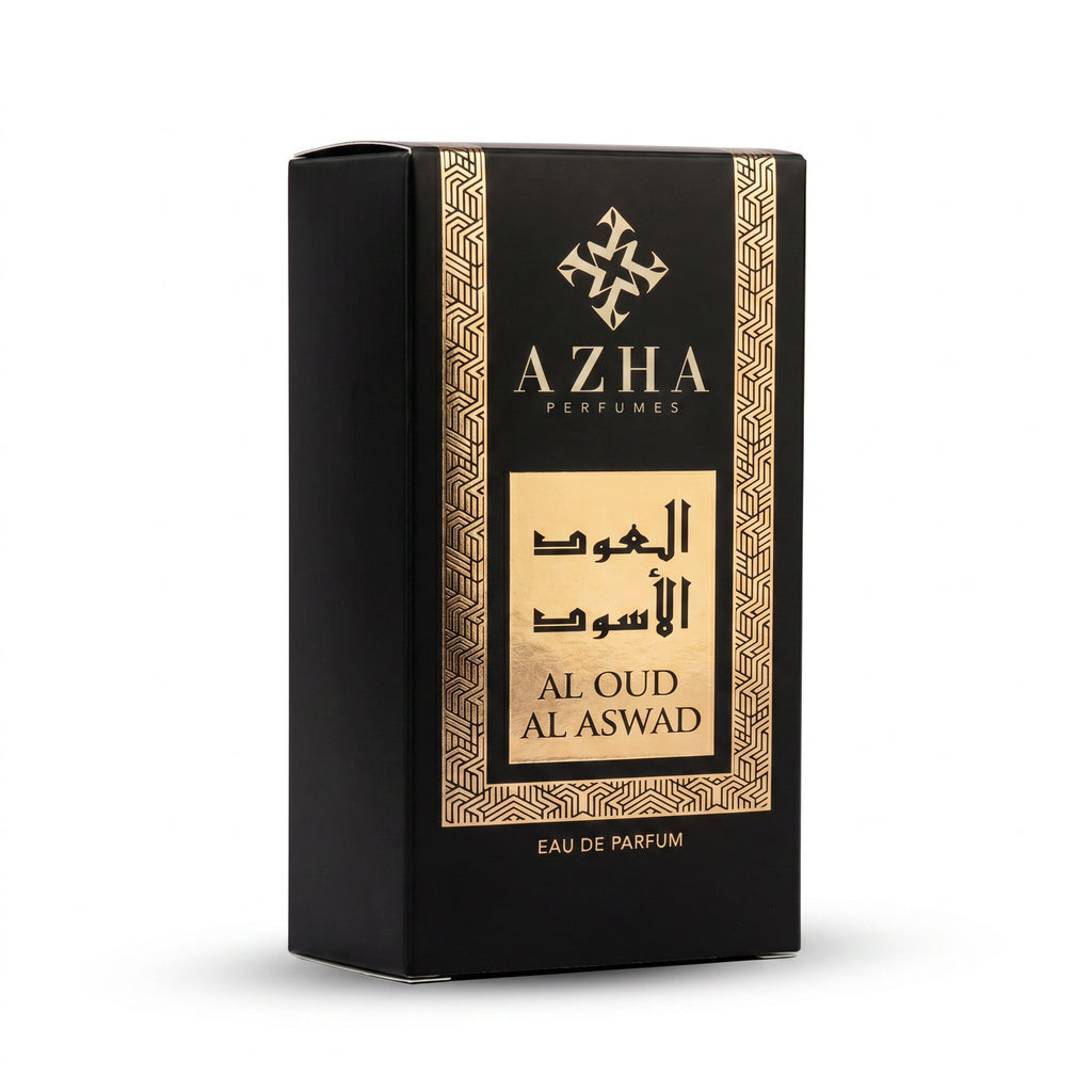 AZHA Al Oud Al Aswad Eau de Parfum 100ml | Luxurious Leather Oud Cologne for Men