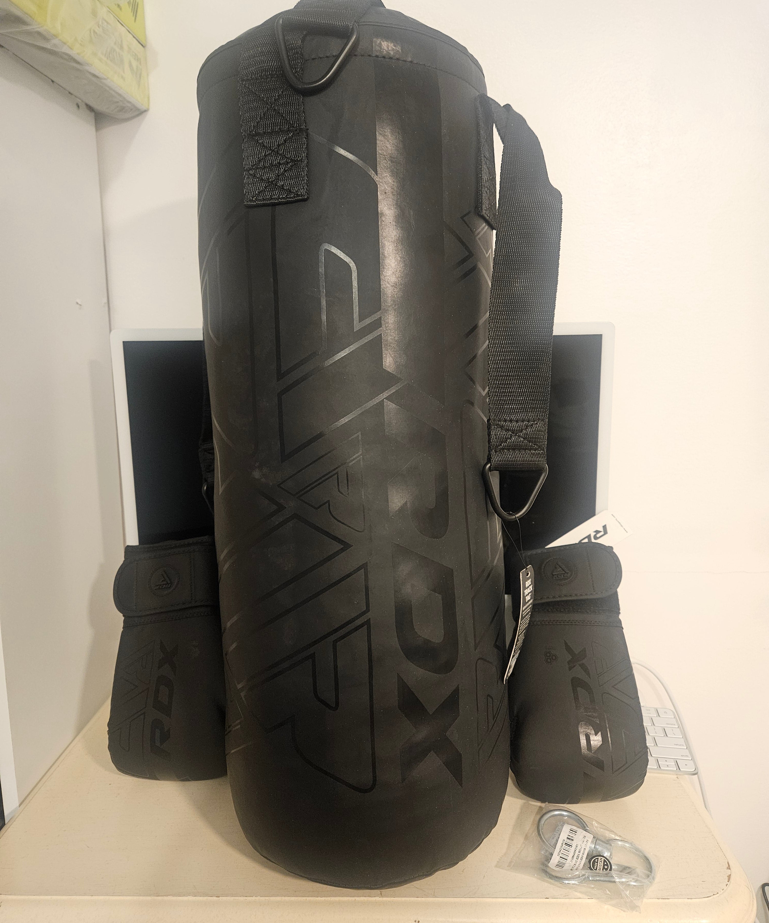 La Sombra Presents: RDX F6 Junior 3-Piece Punch Bag Set (2FT) with 6oz Gloves & Hanging Chain