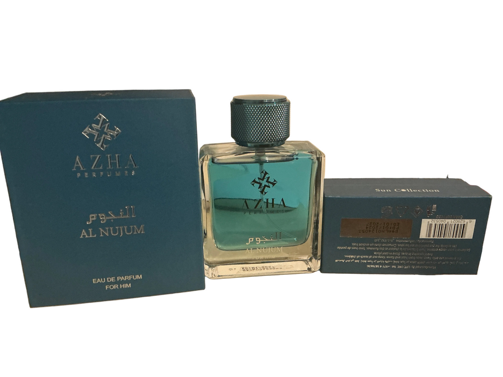 AZHA Al Nujum Eau de Parfum 100ml | Fresh Aromatic Marine Cologne for Men