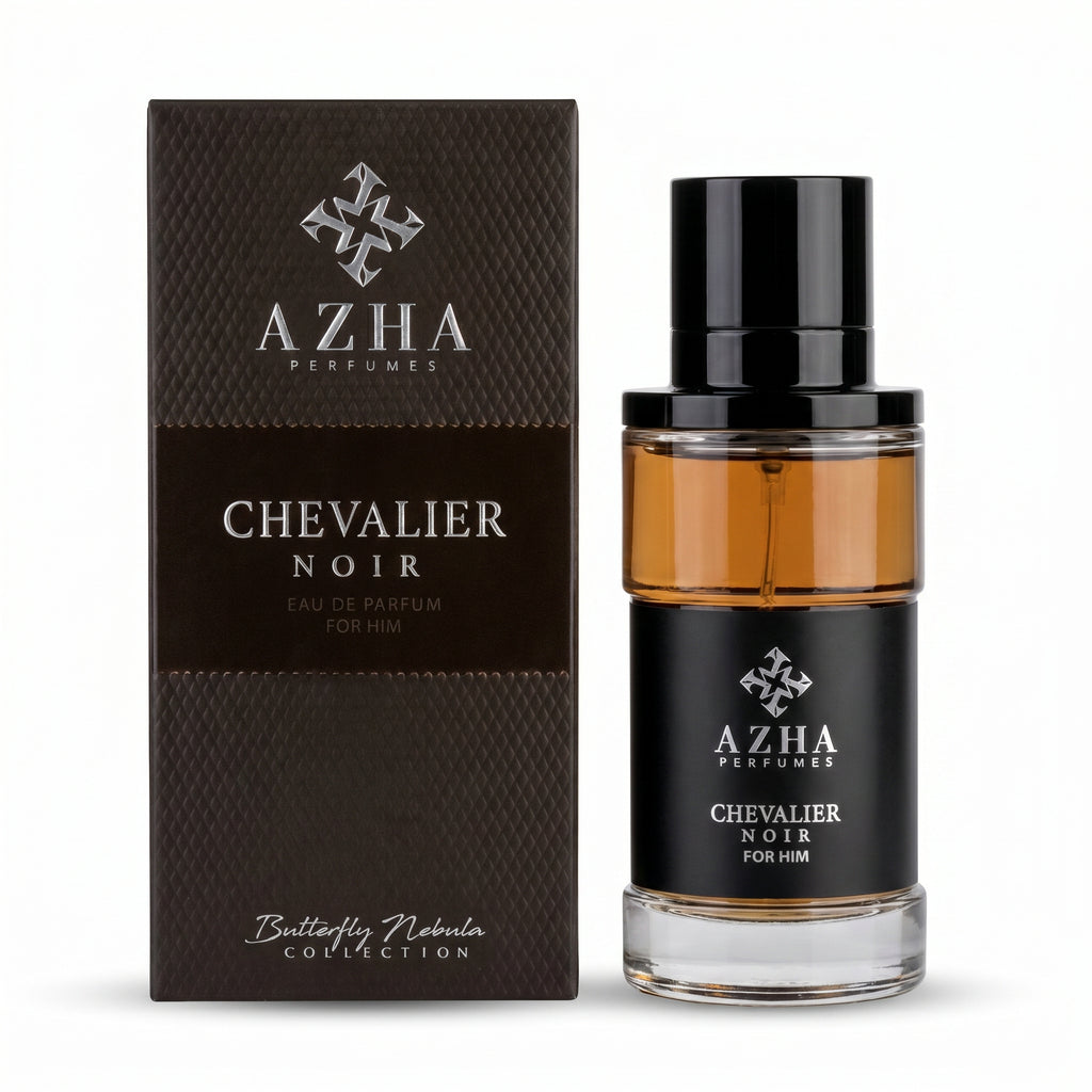 AZHA Chevalier Noir Eau de Parfum 100ml | Bold Oriental Leather Cologne for Men