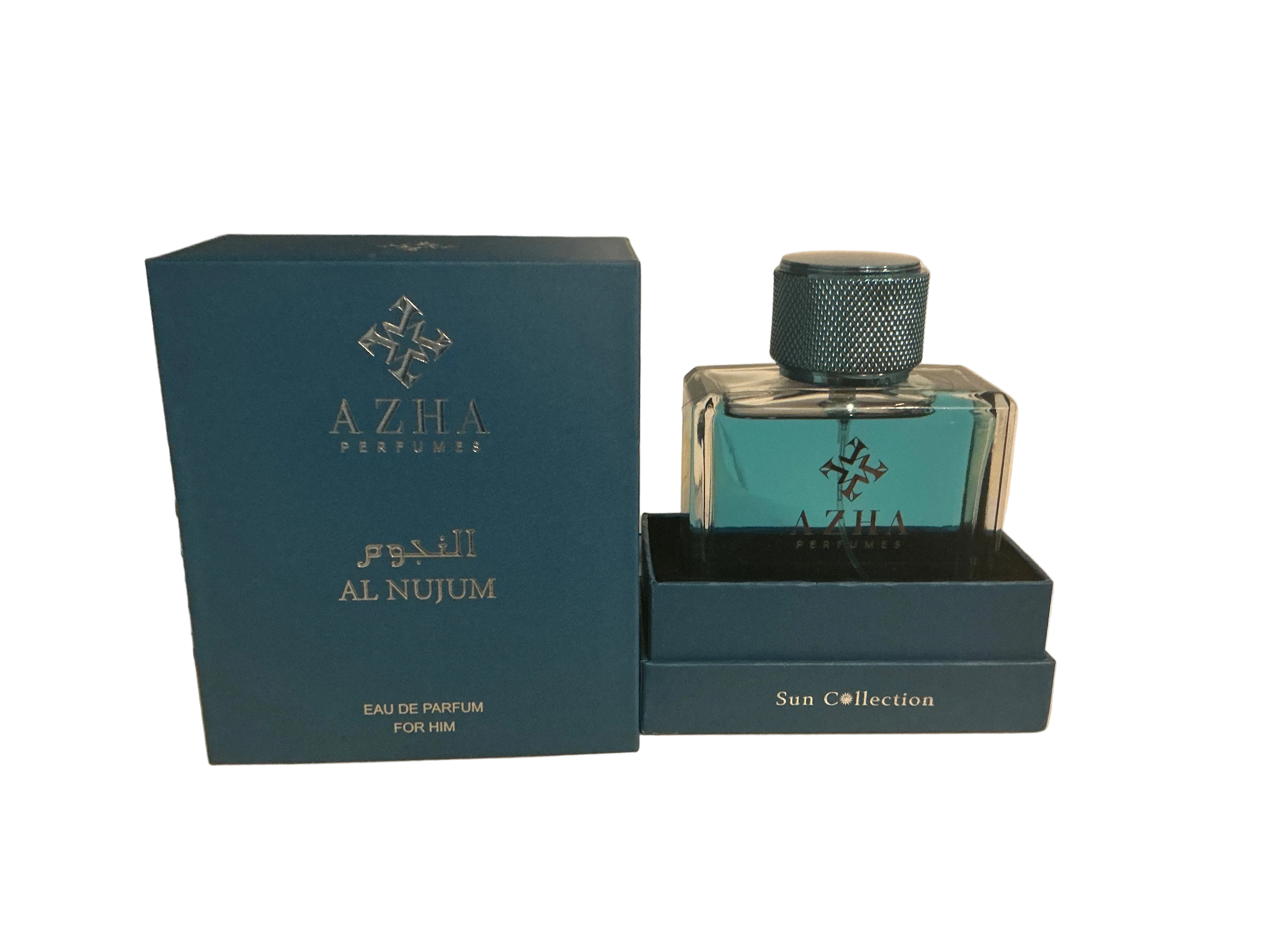 AZHA Al Nujum Eau de Parfum 100ml | Fresh Aromatic Marine Cologne for Men