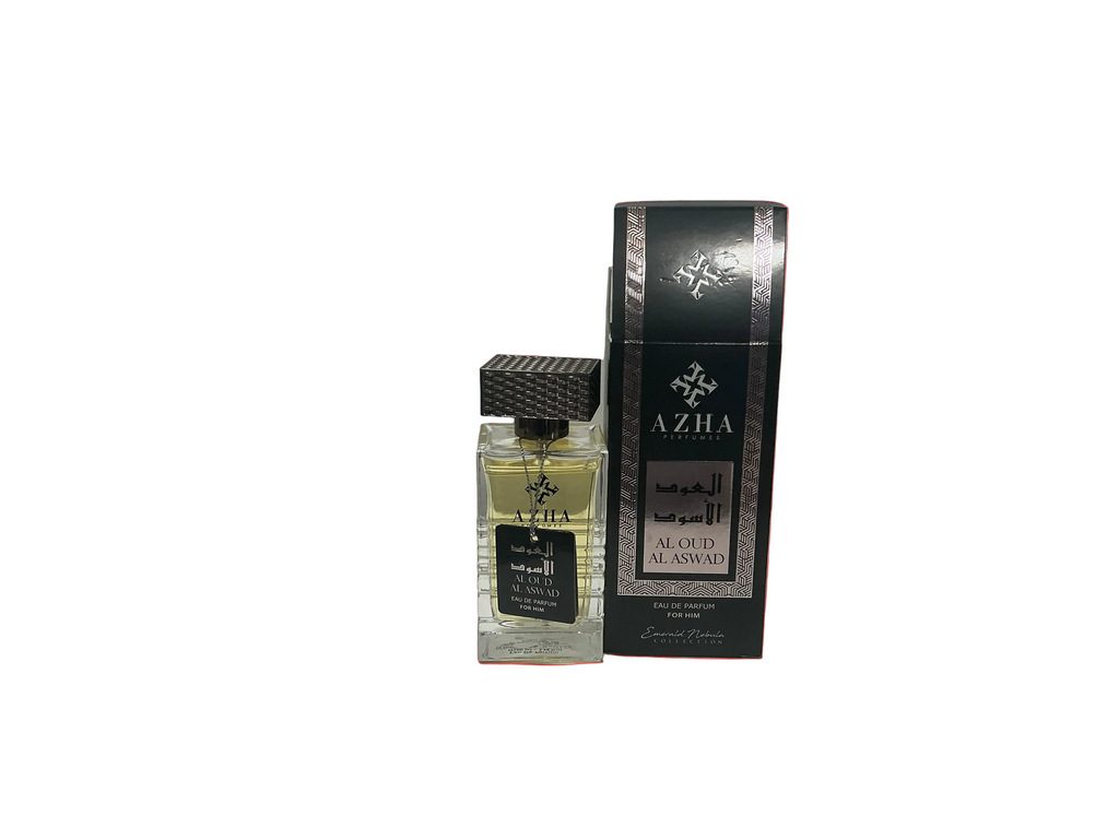 AZHA Al Oud Al Aswad Eau de Parfum 100ml | Luxurious Leather Oud Cologne for Men