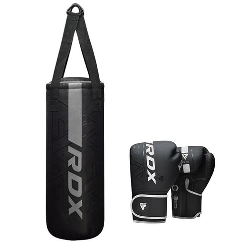La Sombra Presents: RDX F6 Junior 3-Piece Punch Bag Set (2FT) with 6oz Gloves & Hanging Chain