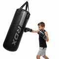 La Sombra Presents: RDX F6 Junior 3-Piece Punch Bag Set (2FT) with 6oz Gloves & Hanging Chain