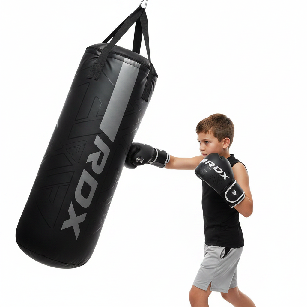 La Sombra Presents: RDX F6 Junior 3-Piece Punch Bag Set (2FT) with 6oz Gloves & Hanging Chain