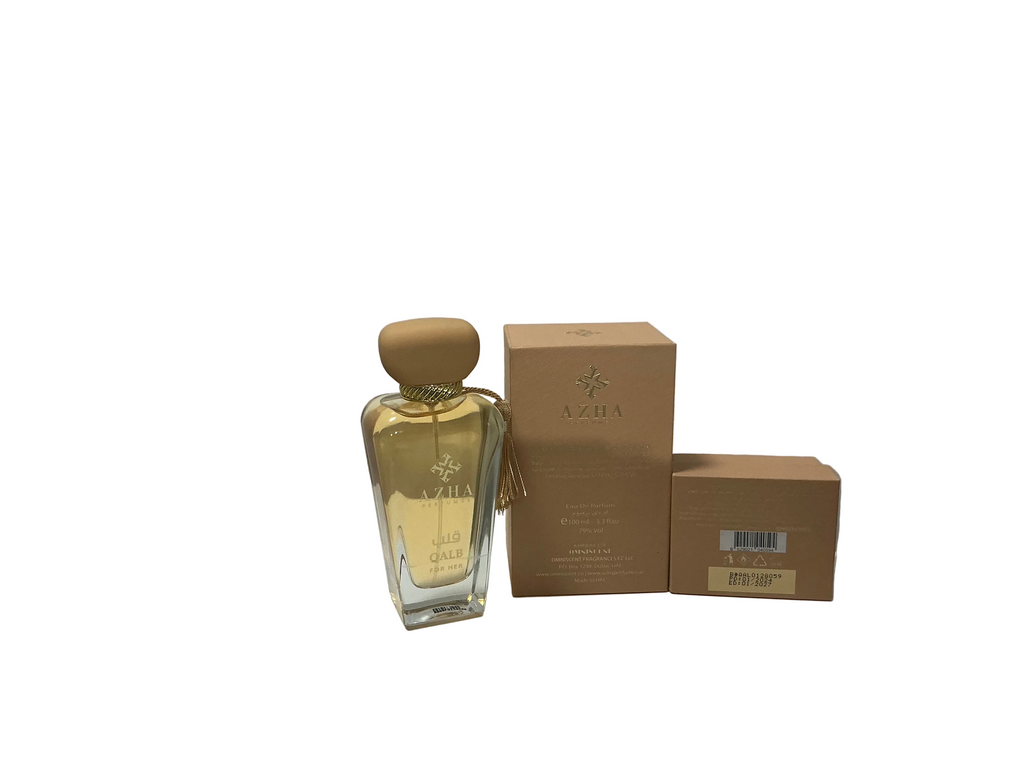 AZHA Qalb Eau de Parfum 100ml | Radiant Woody Spicy Amber Perfume for Women