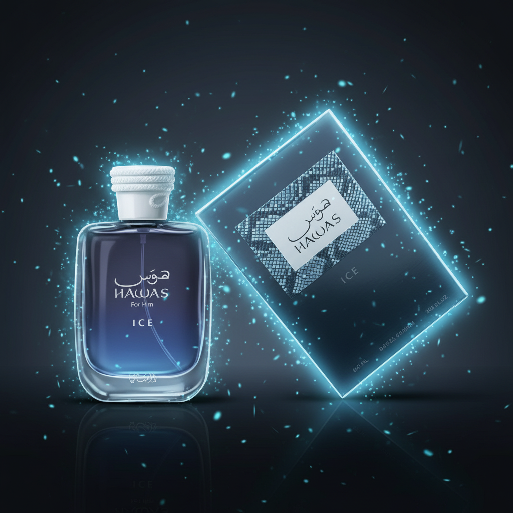 RASASI Hawas Ice For Him Eau de Parfum Spray 100ml / 3.4oz Men’s Cologne - New & Sealed