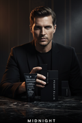 Perry Ellis Midnight 3-Piece Gift Set for Men EDT 3.4 oz + Mini + Shower Gel
