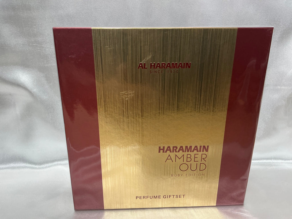 Al Haramain Amber Oud Ruby Edition 3-Piece Gift Set EDP Spray