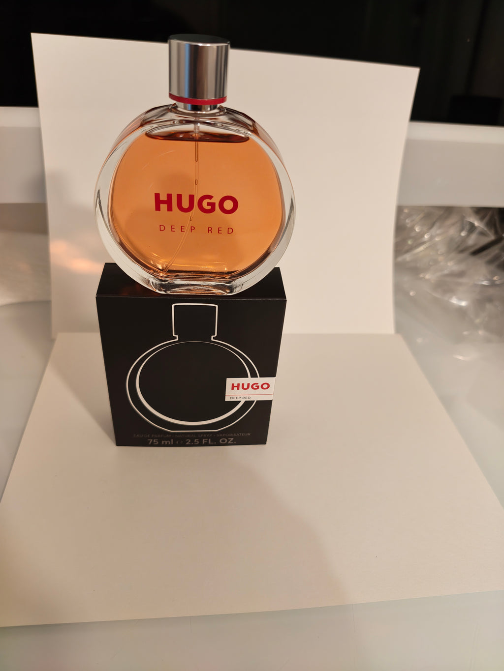 HUGO Deep Red Eau de Parfum for Women – 2.5 fl oz / 75 ml