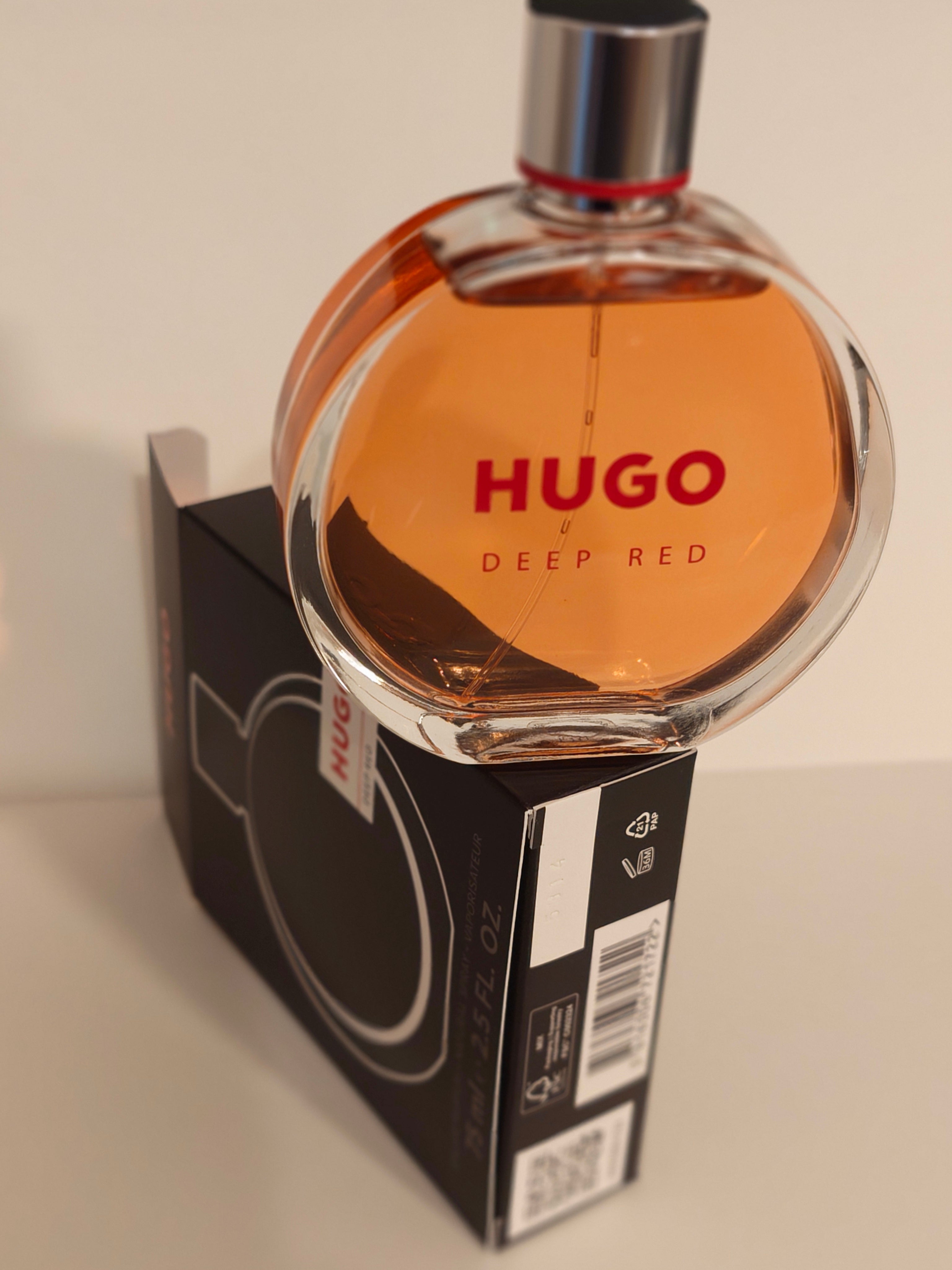 HUGO Deep Red Eau de Parfum for Women – 2.5 fl oz / 75 ml