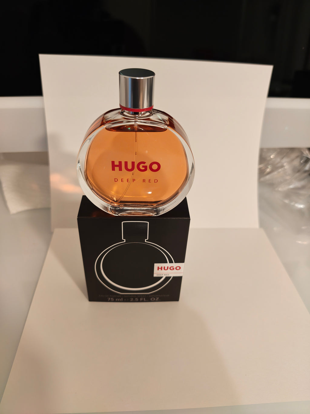 HUGO Deep Red Eau de Parfum for Women – 2.5 fl oz / 75 ml