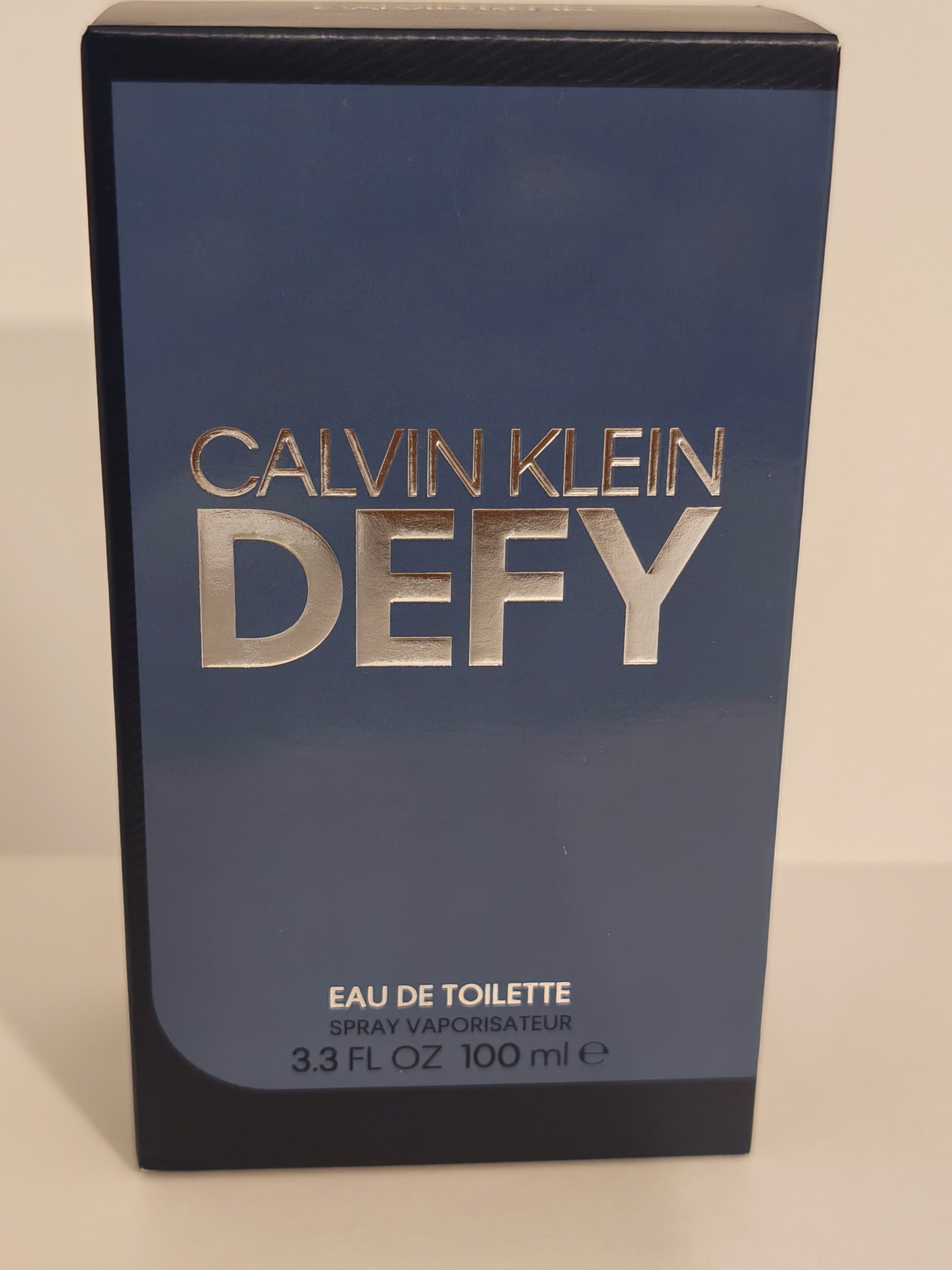 Calvin Klein Defy for Men Eau de Toilette Spray 3.3 oz / 100 ml – New