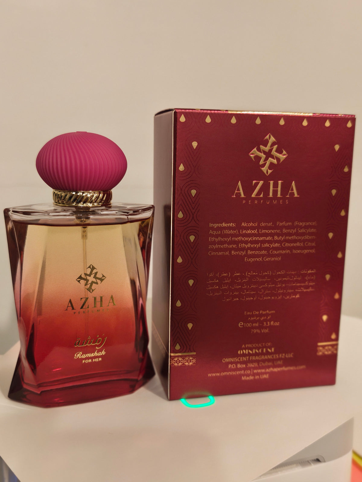 AZHA Ramshah Eau de Parfum for Women – 100ml