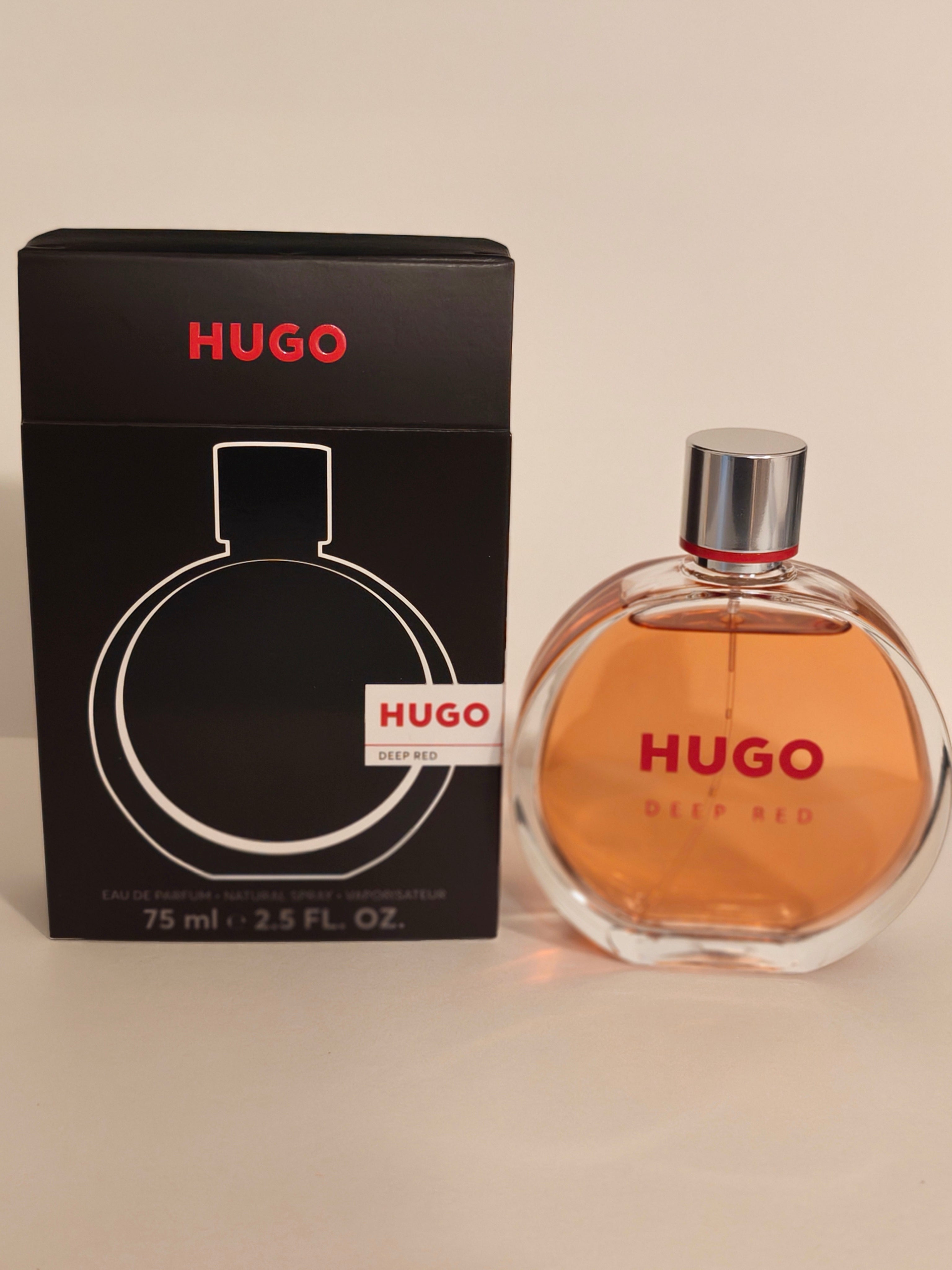 HUGO Deep Red Eau de Parfum for Women – 2.5 fl oz / 75 ml